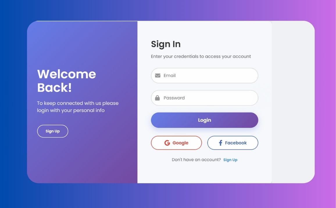 Modern Responsive Login & Register