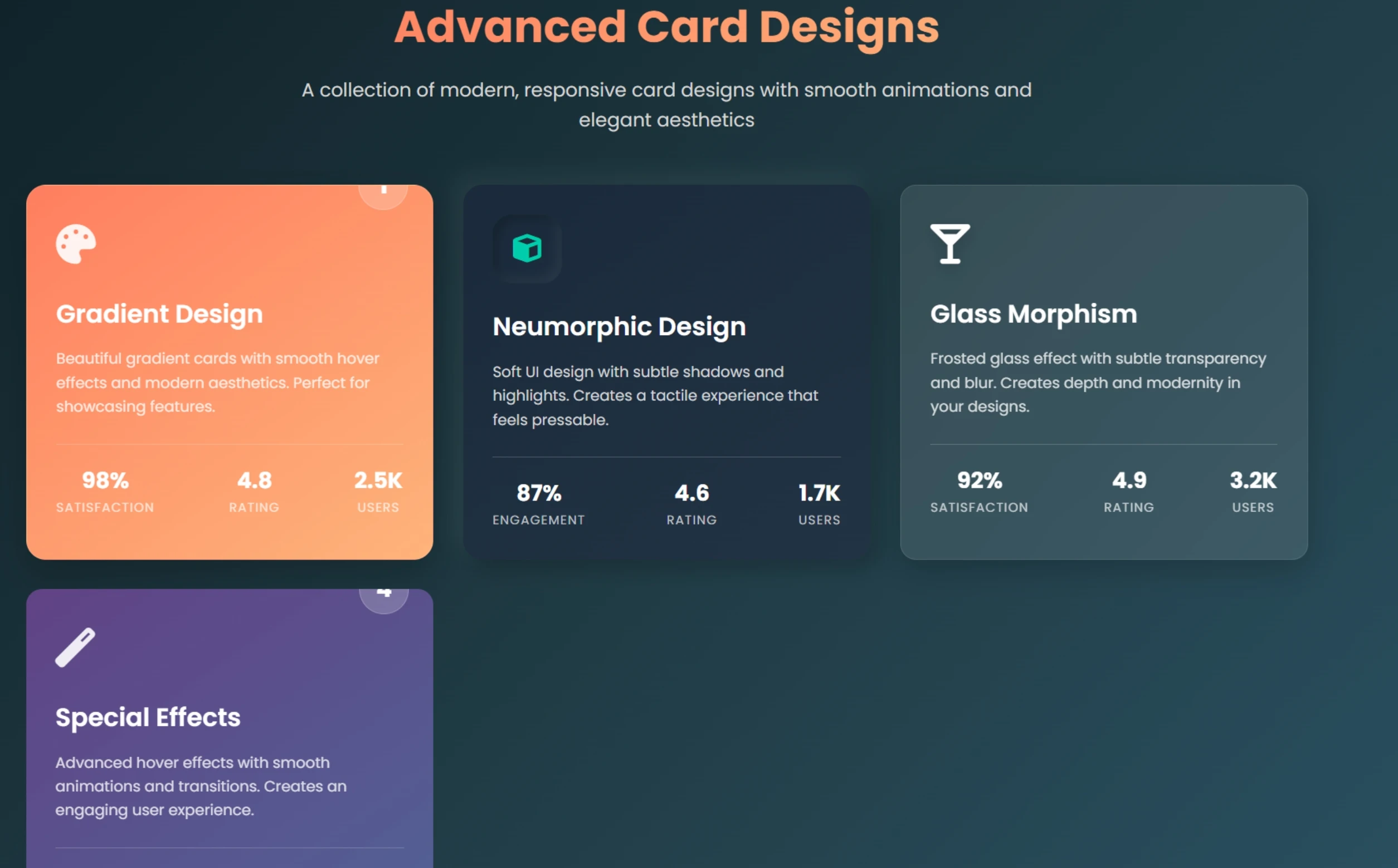 Advanced Card Design Collection